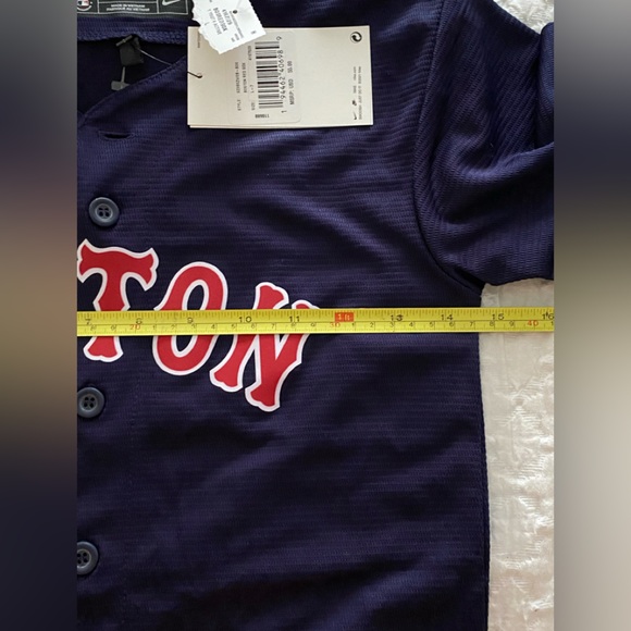 MBL Boston Red Socks Youth active Nike size  7 -large NWT - Picture 8 of 9